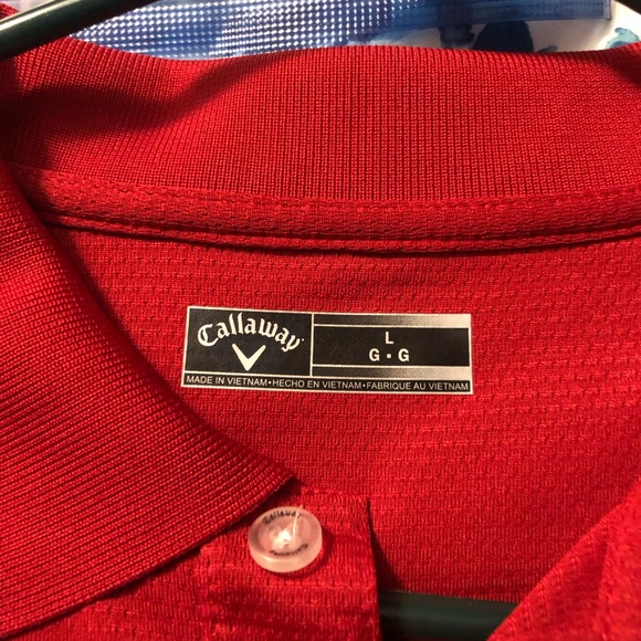 NWT Callaway Pullover 3 Button Polo Short Sleeve - Picture 2 of 6